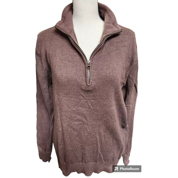 Woolrich Other - Woolrich Mens Sweater Size Small Brown 1/4 Zip